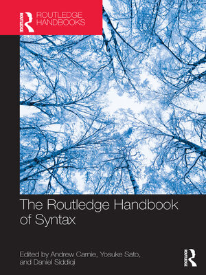 cover image of The Routledge Handbook of Syntax